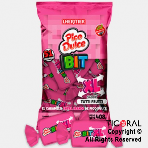 GOLO CARAMELO PICO DULCE MASTICABLE BIT TUTTI FRUTTI X 408 GR x 1